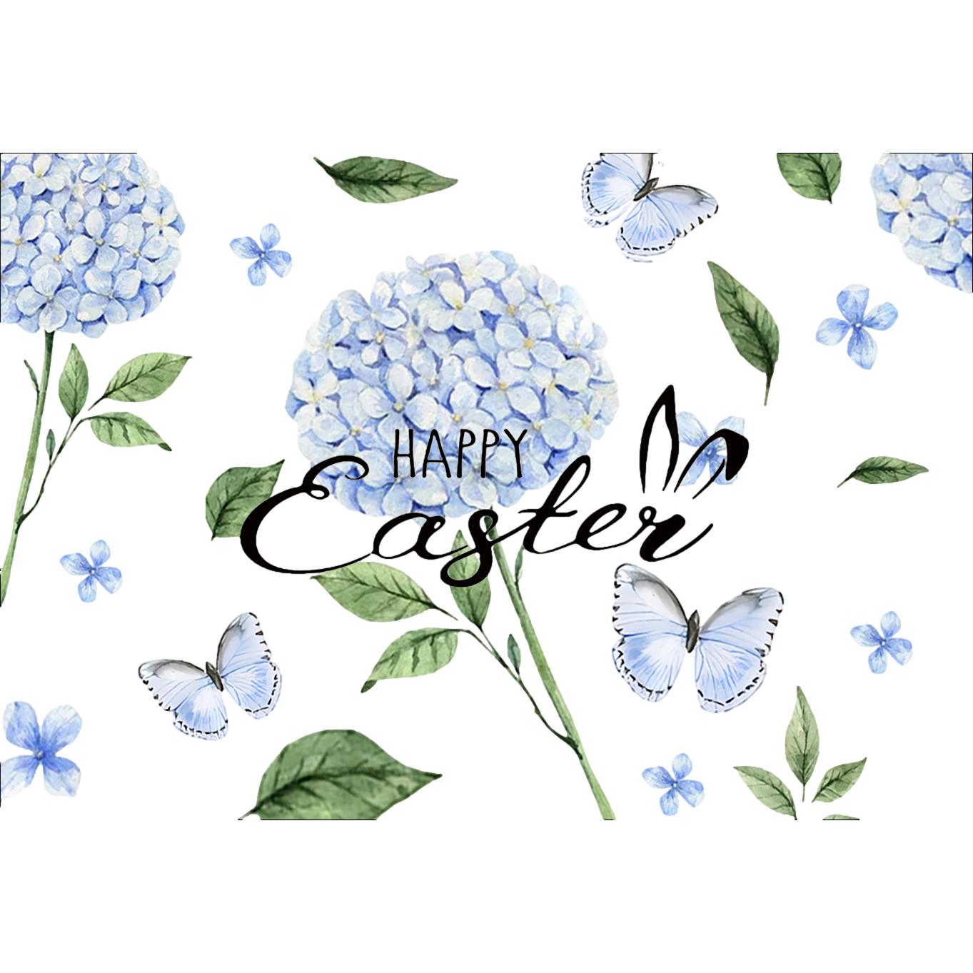 Blue Butterfly Place Mat - Seasonal Decor