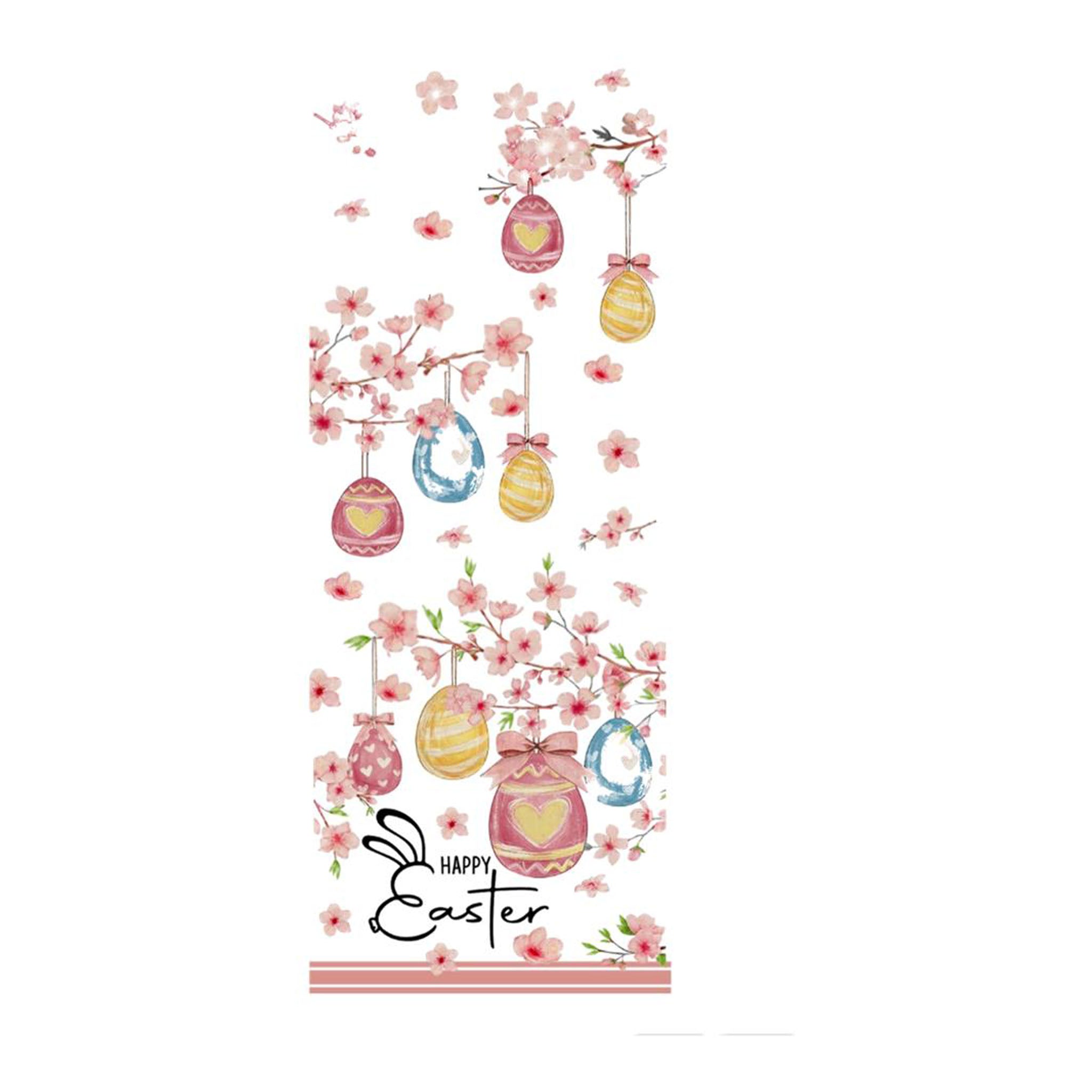 Happy Easter Blossom Table Runner - Seasonal Decor