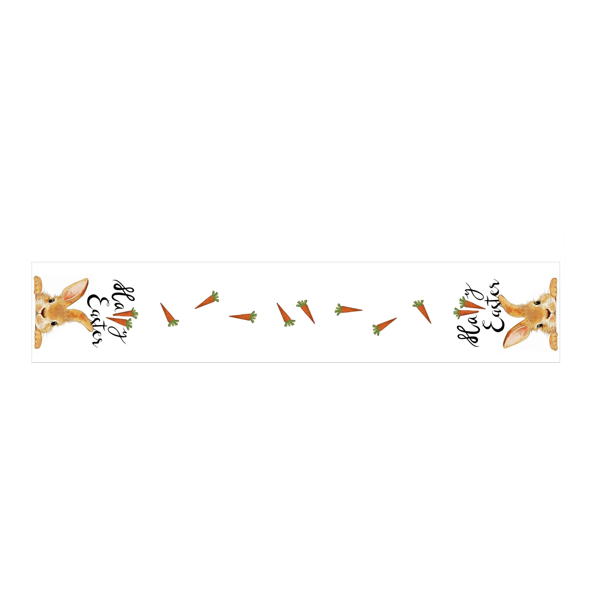 Happy Carrot Easter Table Runner - Seasonal Decor