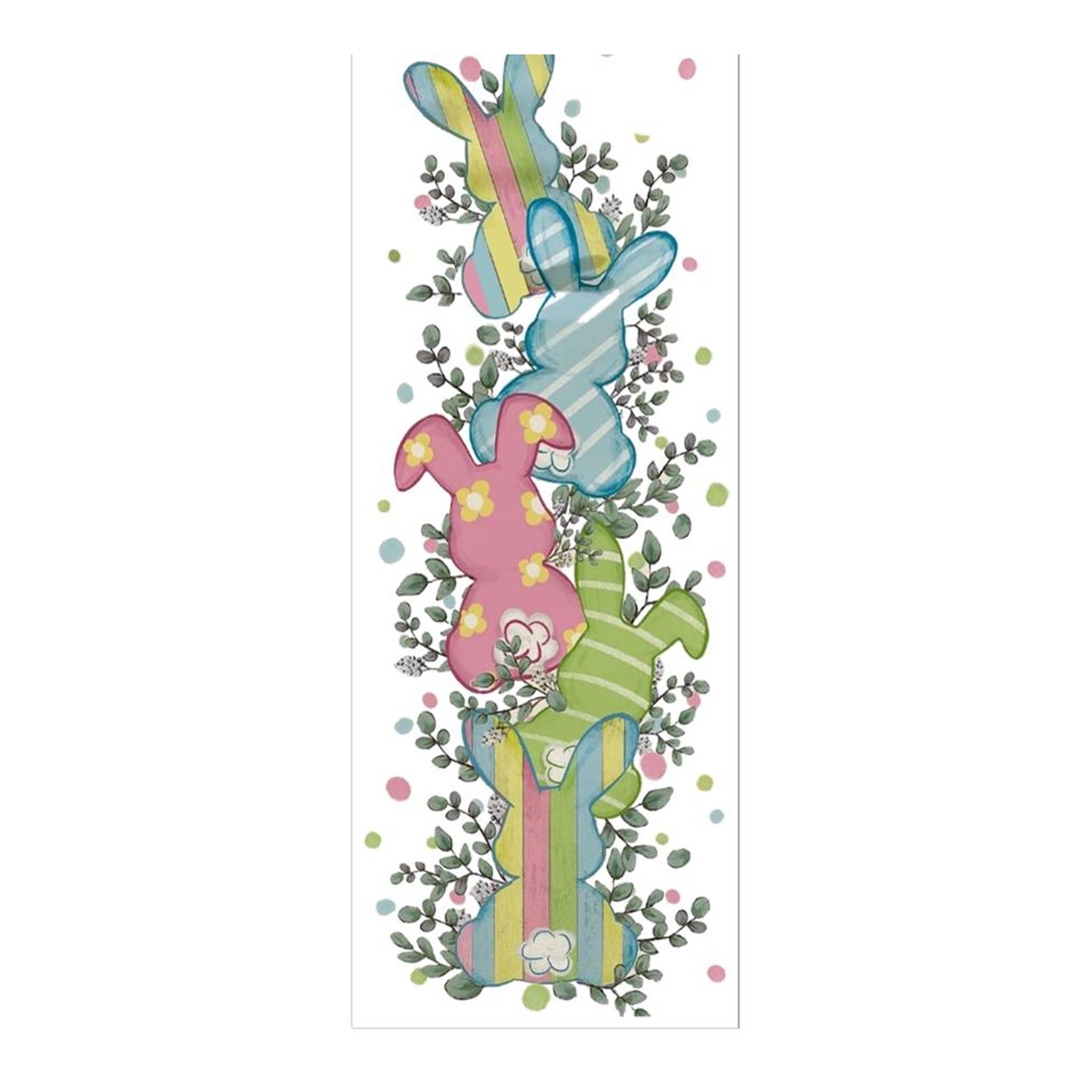 Stripe Bunny Table Runner - Seasonal Decor