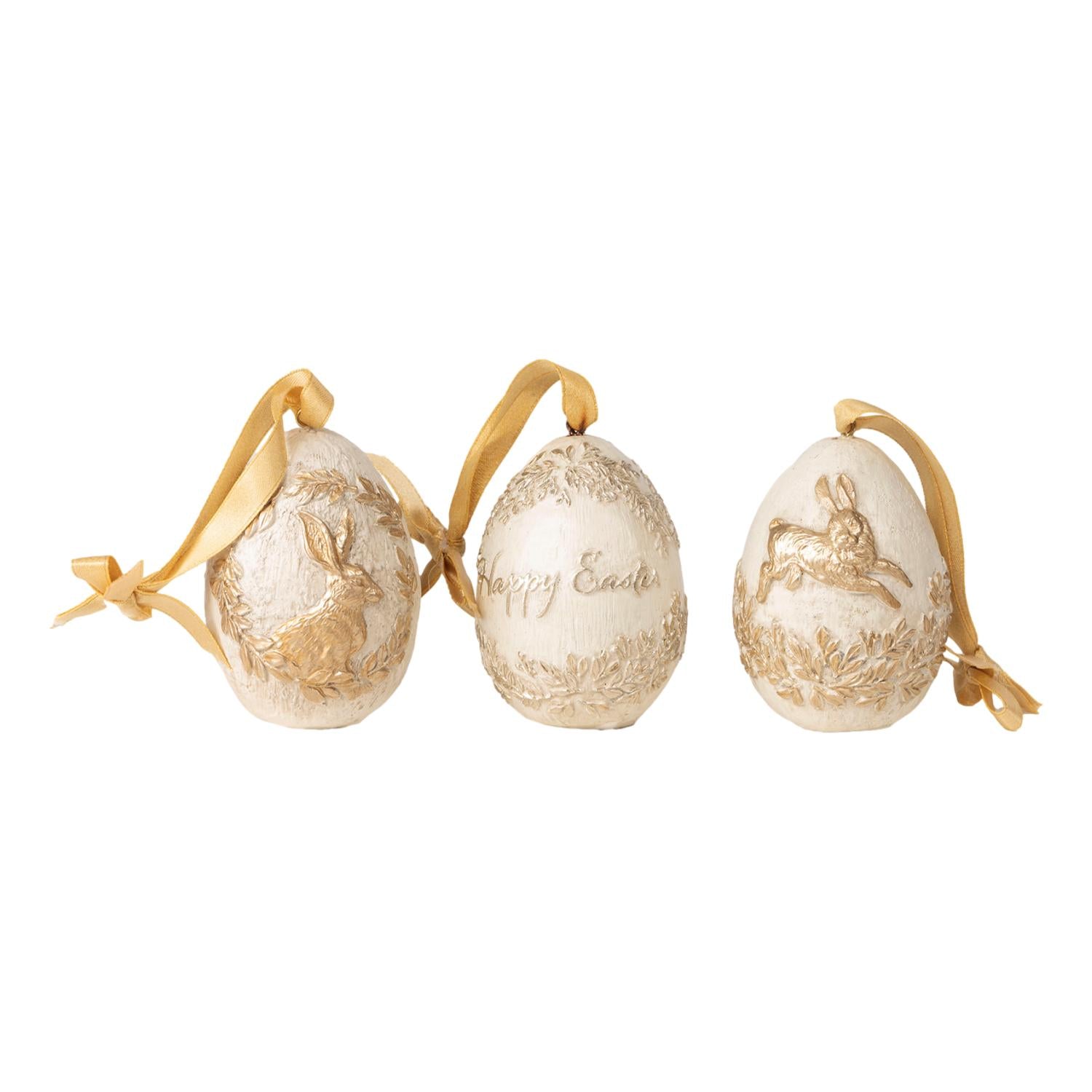 8.5cm Sitting Bunny Egg Orname - Seasonal Decor