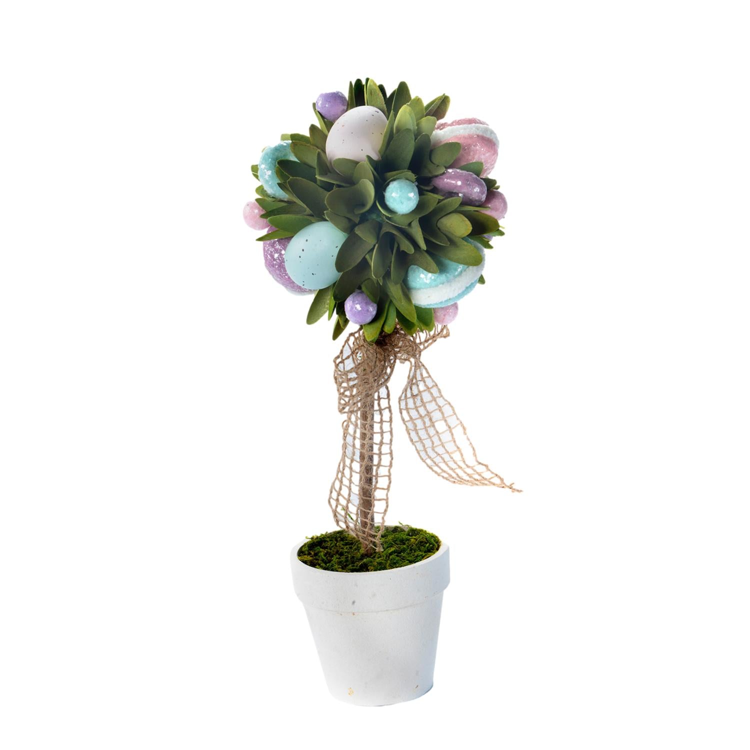 41cm H Pastel Topiary Tree - Seasonal Decor