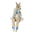 Rabbit Sitting Jasper Blue - Seasonal Decor