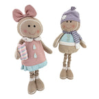 86cm Pastel G/Bread Boy Standing - Seasonal Decor