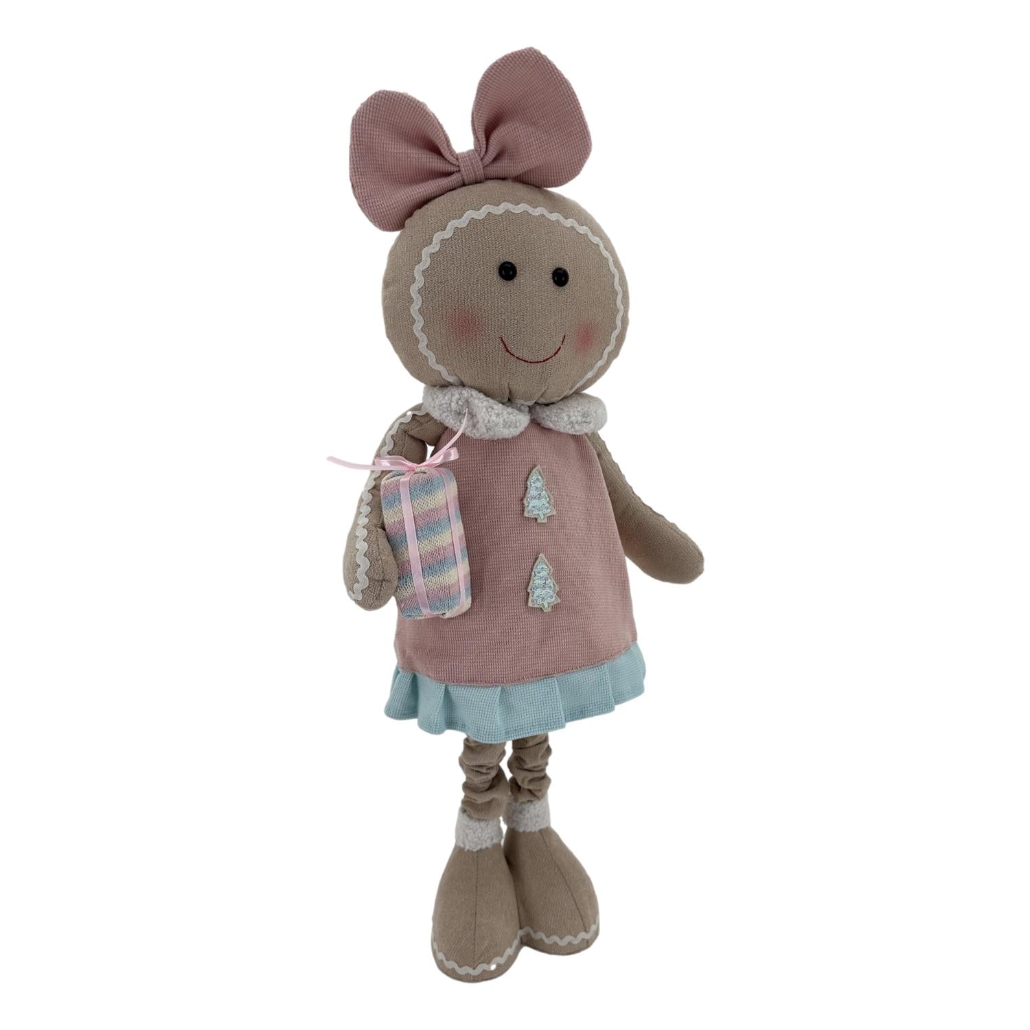 86cm Pastel G/Bread Girl Standing - Seasonal Decor