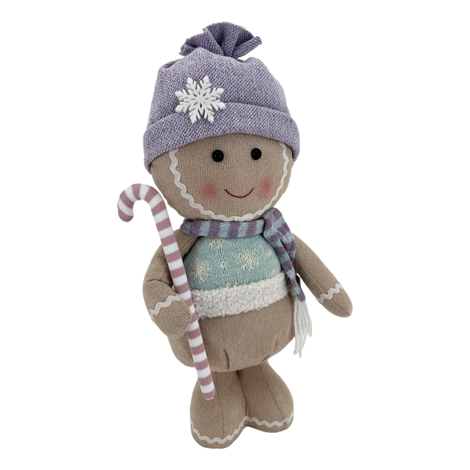 43cm Pastel G/Bread Boy Standing - Seasonal Decor