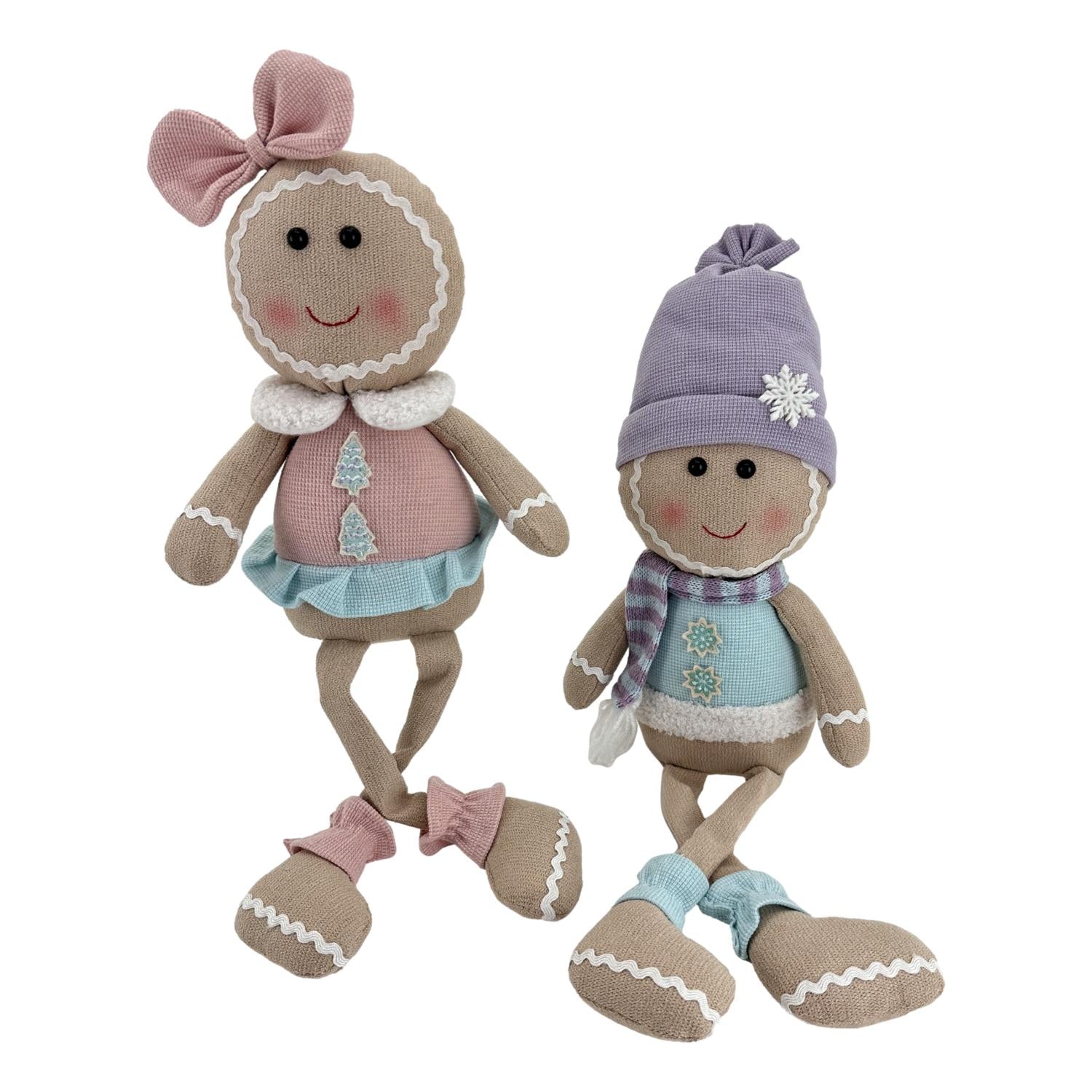 51cm Pastel G/Bread Boy Sitting - Seasonal Decor