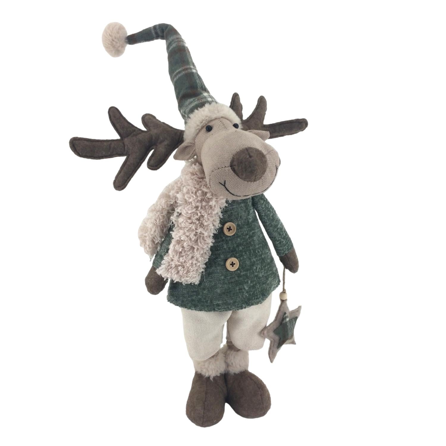 82cm Boy Standing Moose - Seasonal Decor