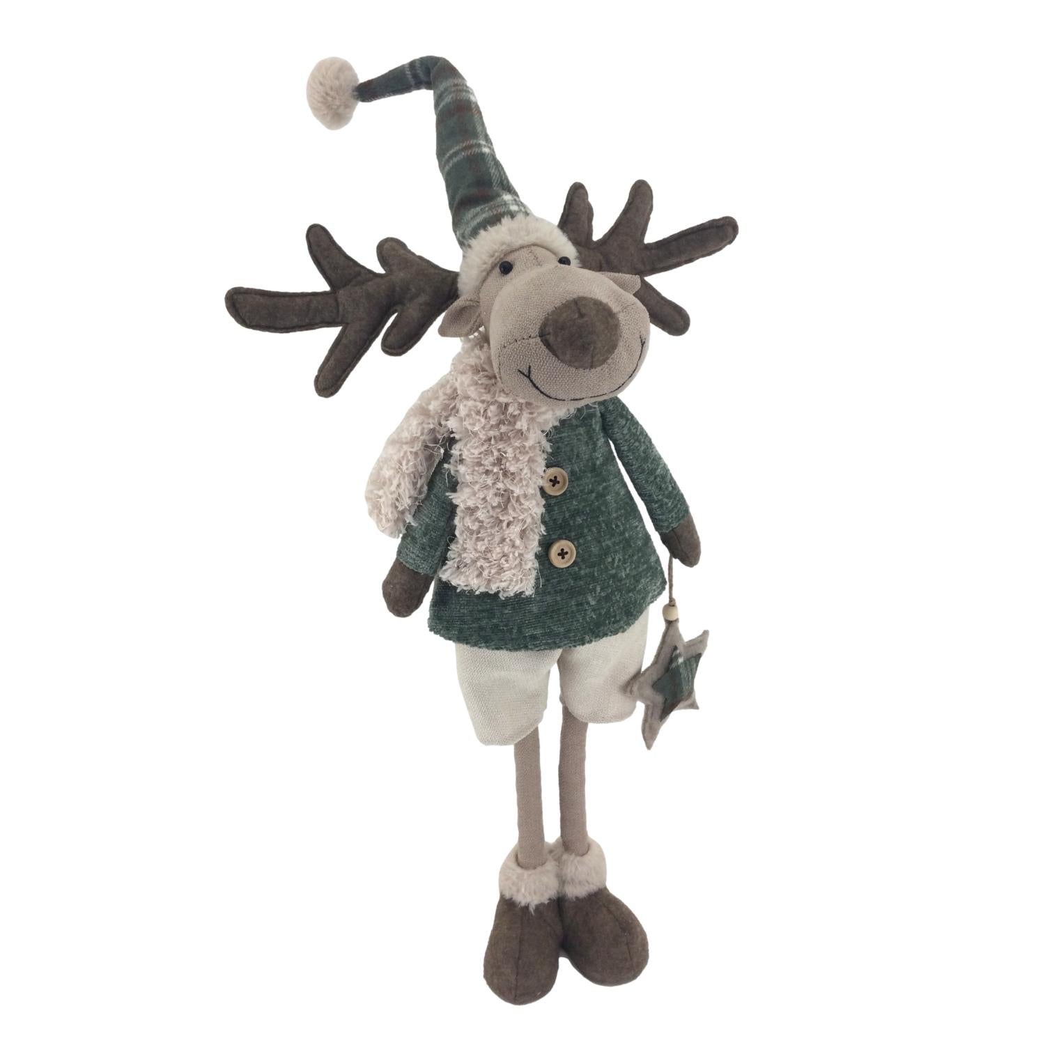 82cm Boy Standing Moose - Seasonal Decor