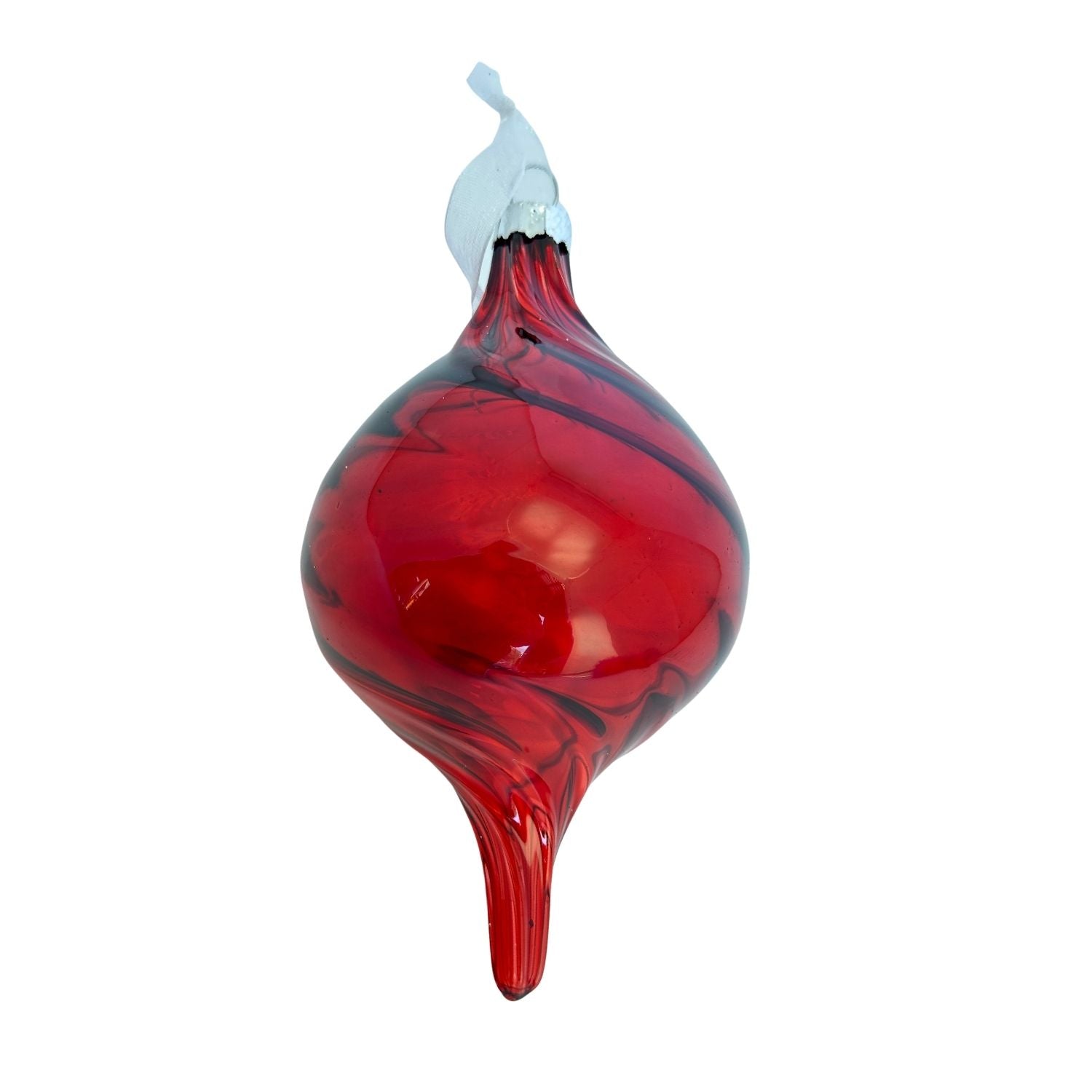 Red Transparent Long Drop Hanging - Seasonal Decor