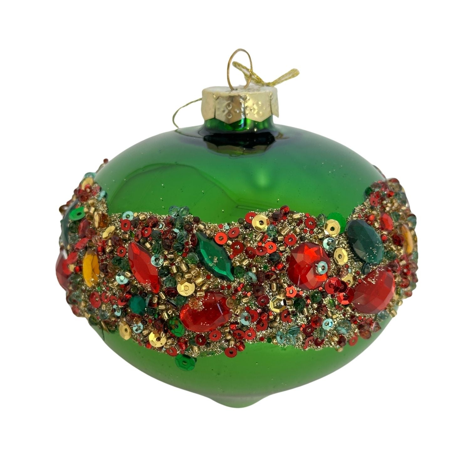 Green Gems Drop Hanging - Seasonal Decor