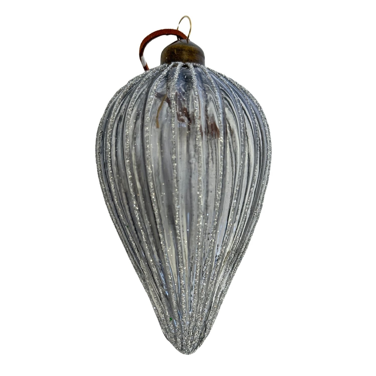 Silver Droplet Hanging - Seasonal Decor