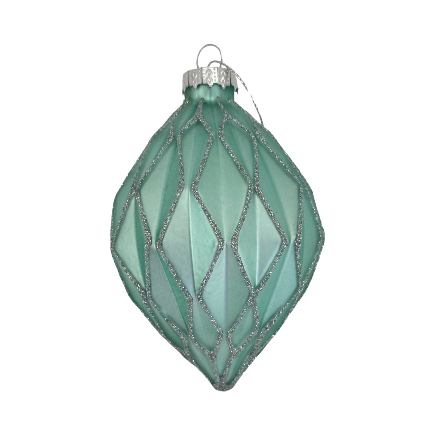 Mint Honeycombe Long Drop Hanging - Seasonal Decor