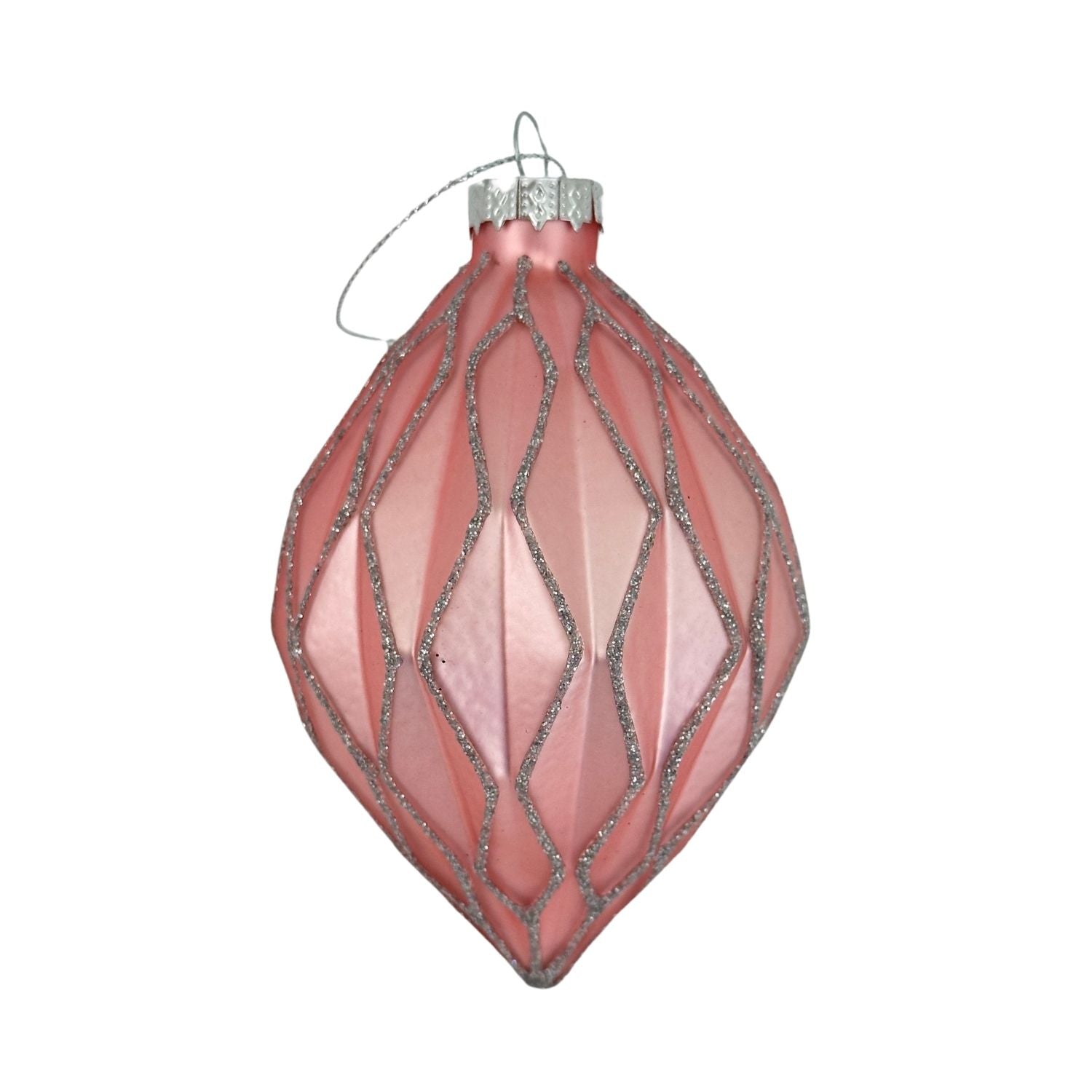 Pink Honeycombe Long Drop Hanging - Seasonal Decor