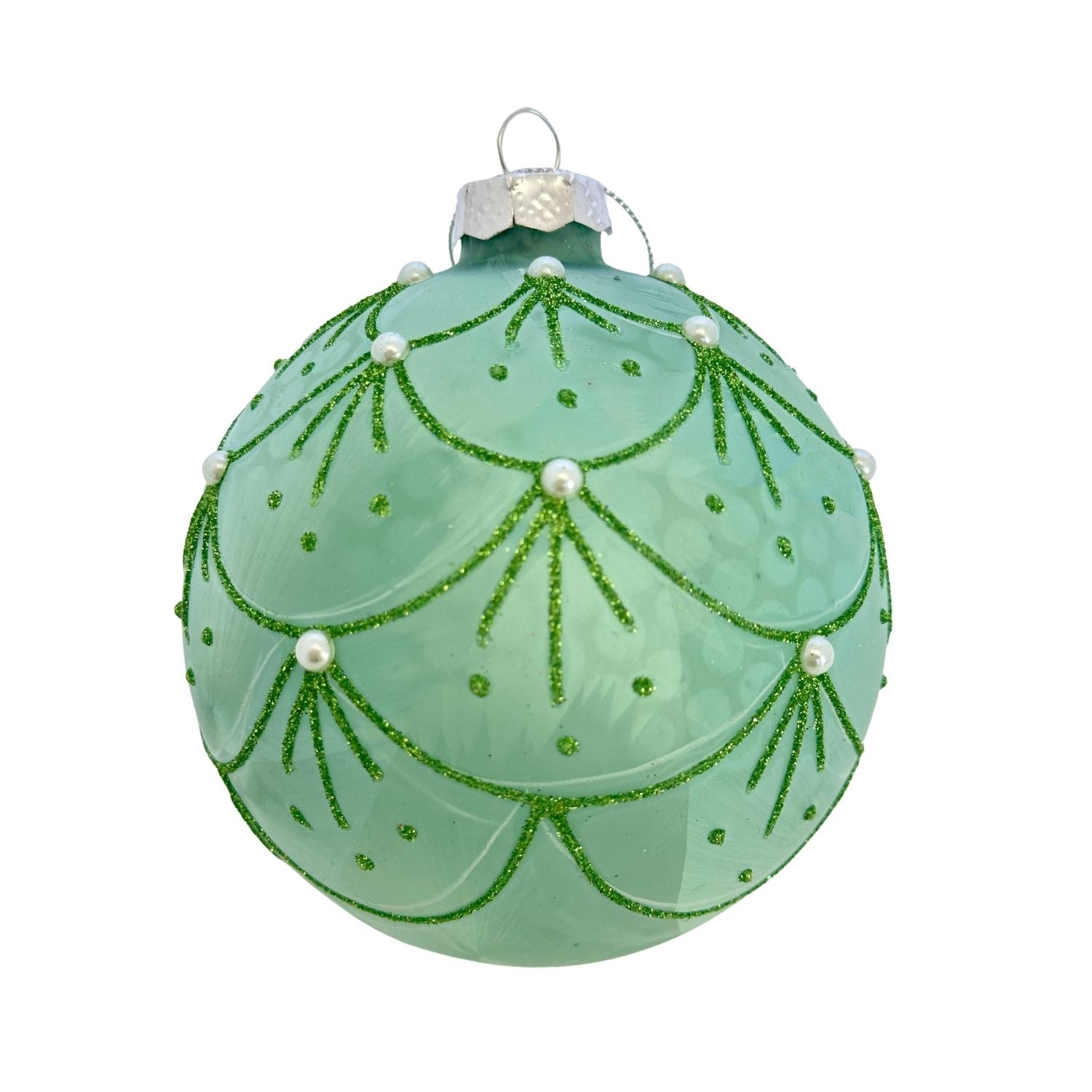 Green Swag Ball Hanging - Seasonal Decor