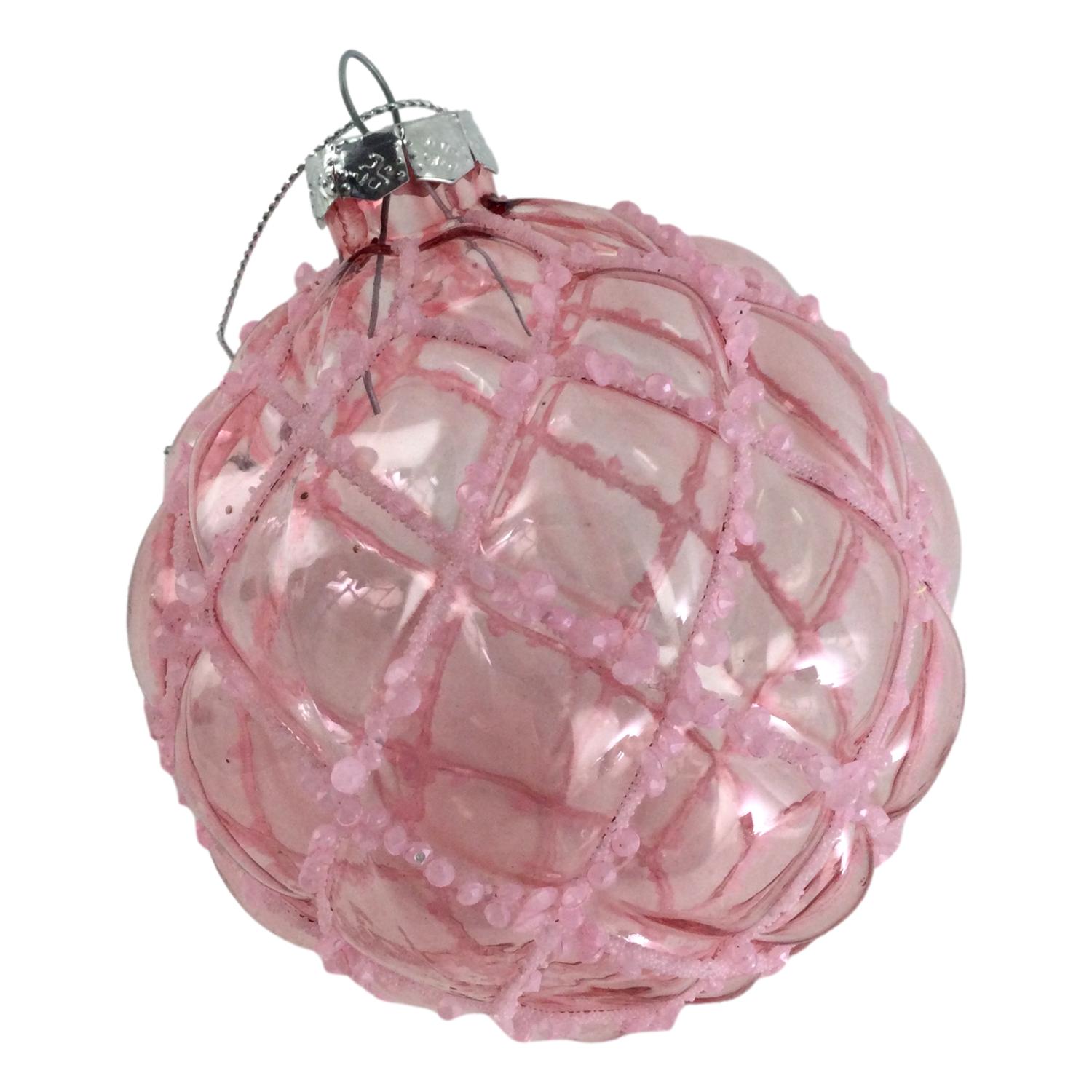 Pink Honeycombe Ball Hanging - Seasonal Decor