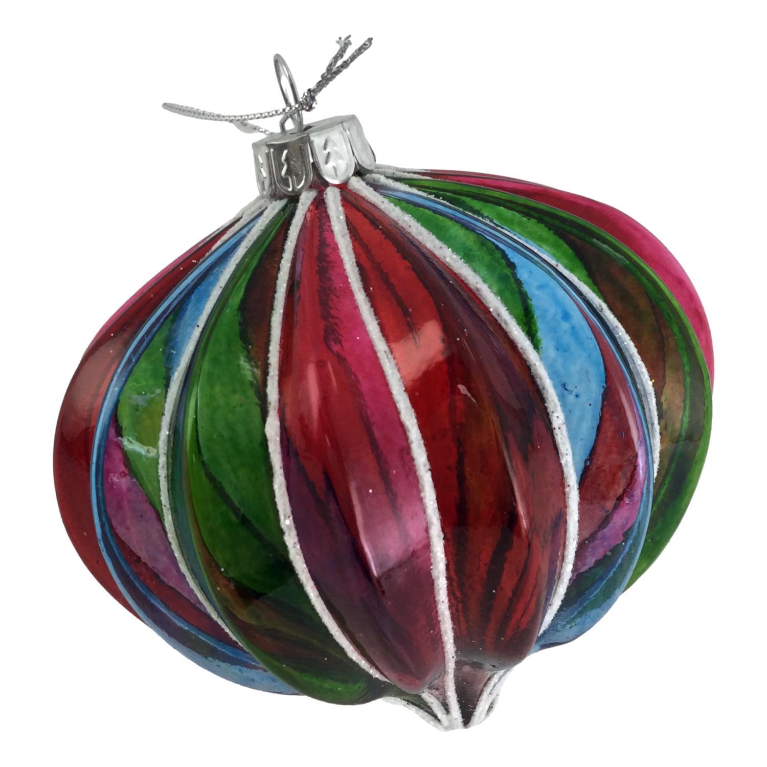 Bright Striped Drop Hanging - Seasonal Decor