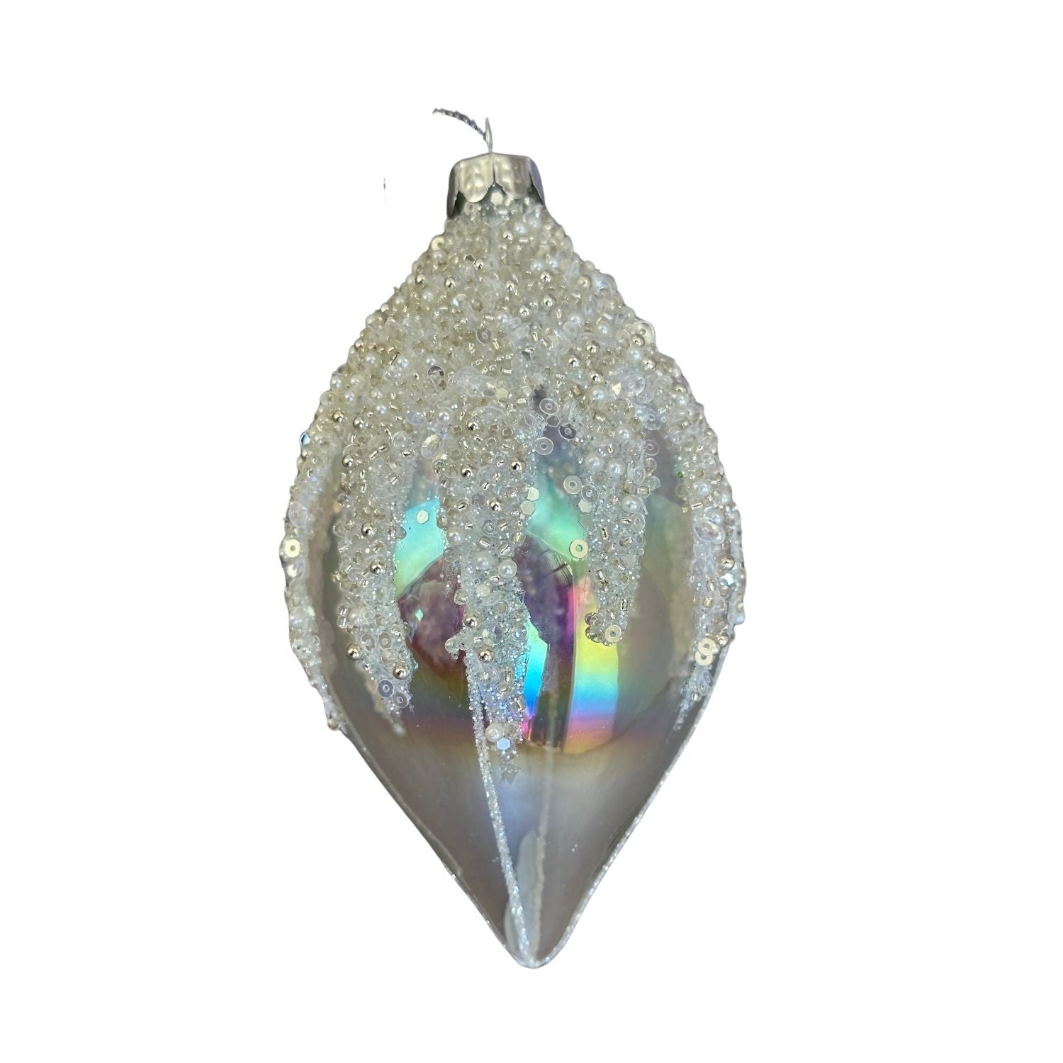 Silver Drip Long Drop Hanging - Seasonal Decor