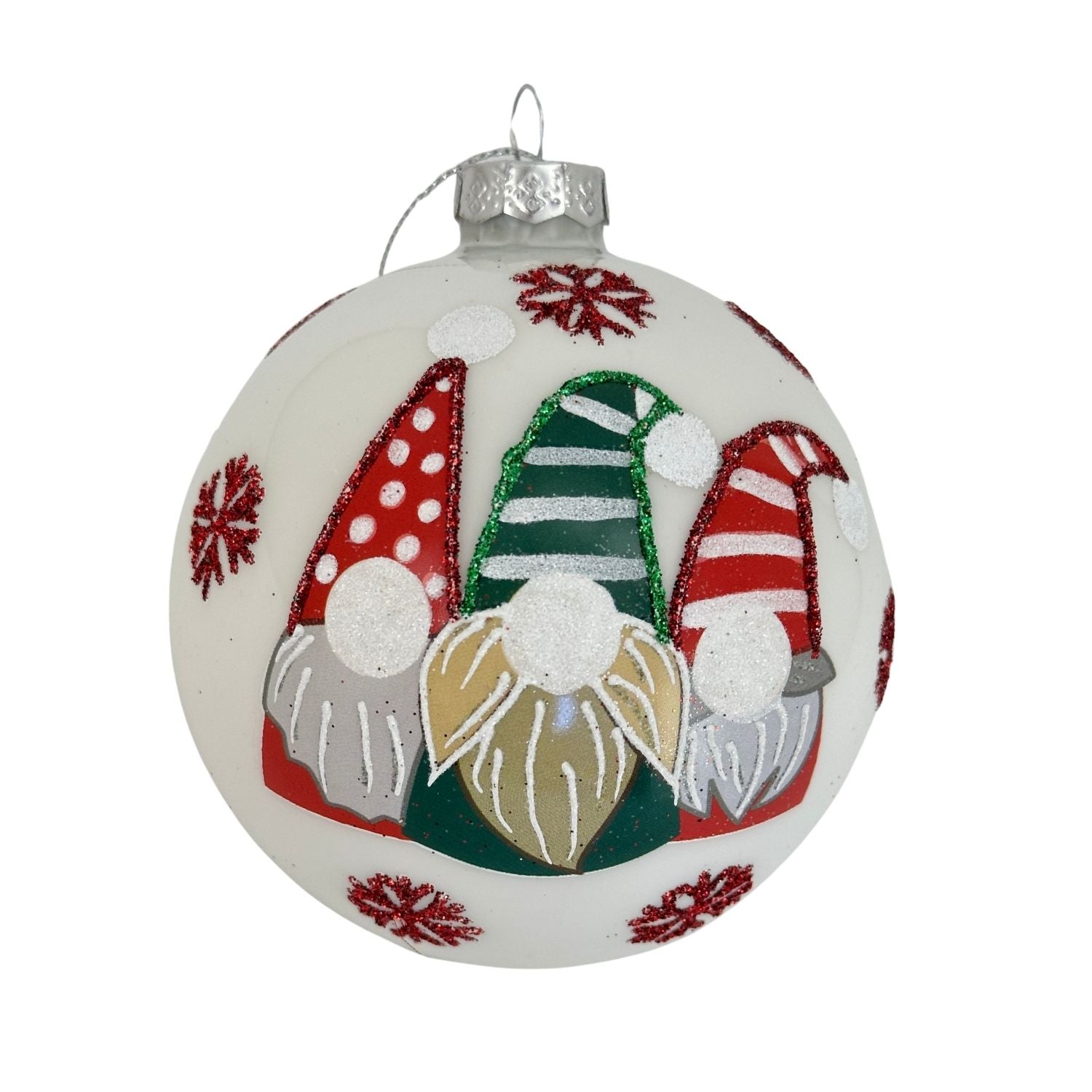 Christmas Gnome Ball Hanging - Seasonal Decor