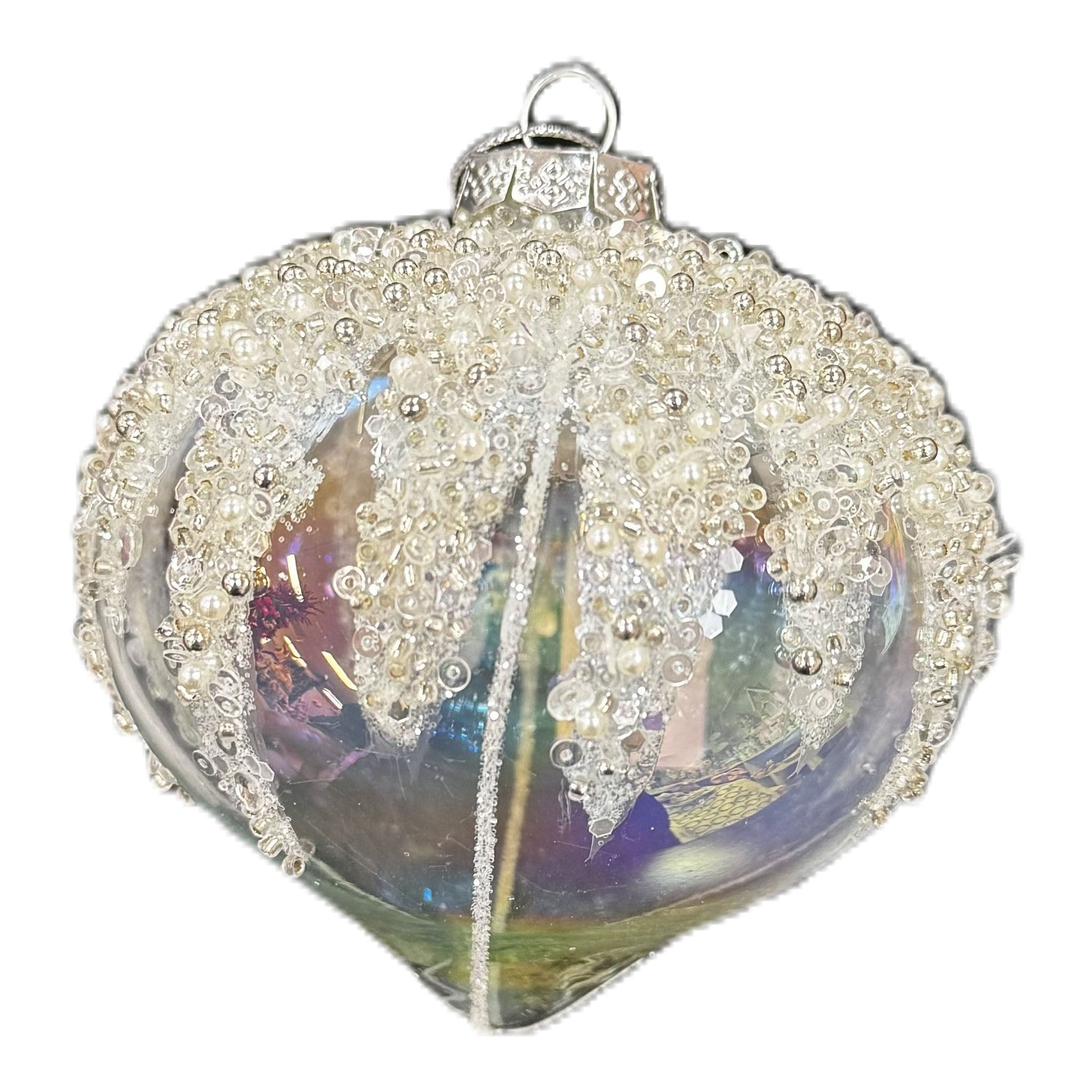 Clear Crystal Drop Hanging - Seasonal Decor
