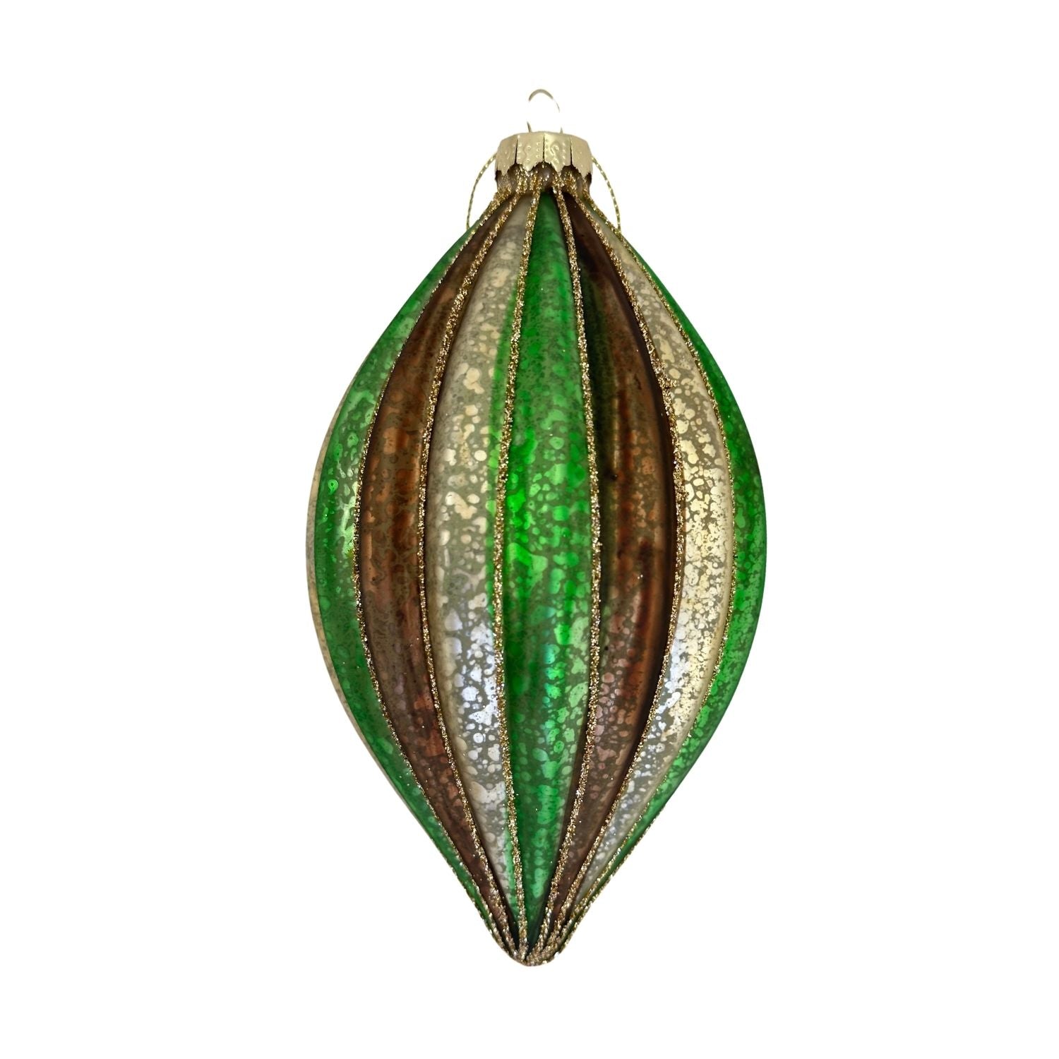 Gold Green Natural Long Drop Hanging - Seasonal Decor