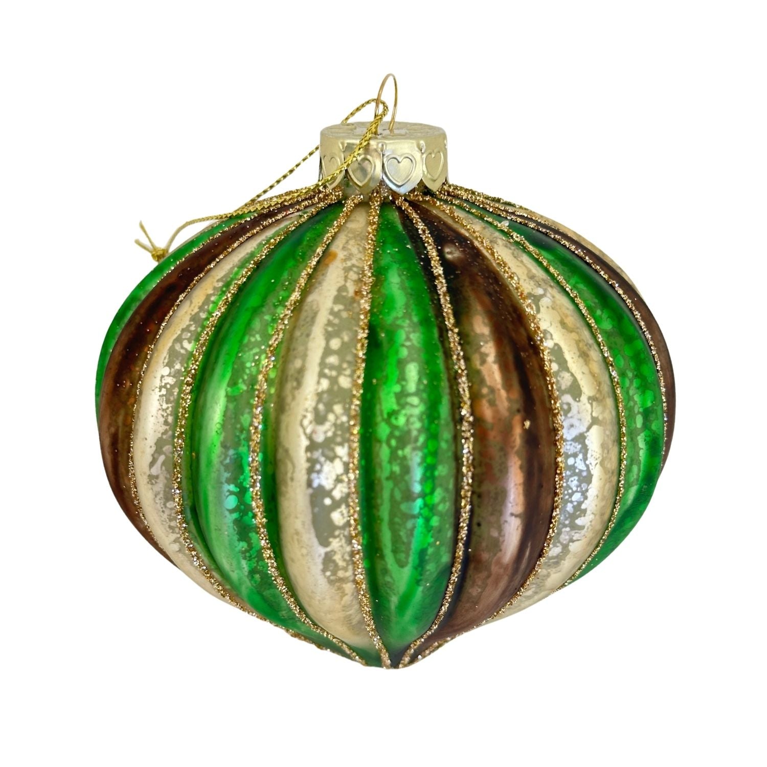 Gold Green Natural Drop Hanging - Seasonal Decor