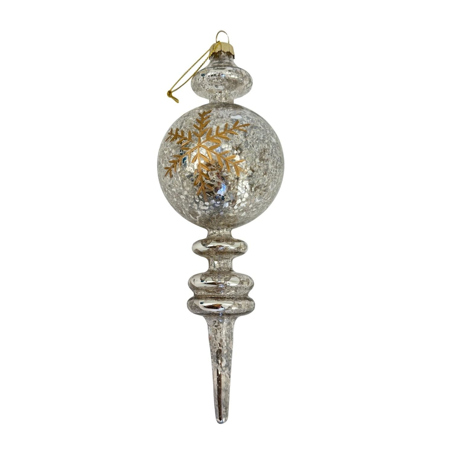 Silver Finial Hanging - Seasonal Decor
