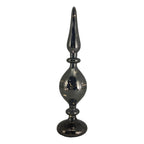 35cm Grey Finial Led Table Top - Seasonal Decor