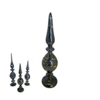 40cm Grey Finial Led Table Top - Seasonal Decor