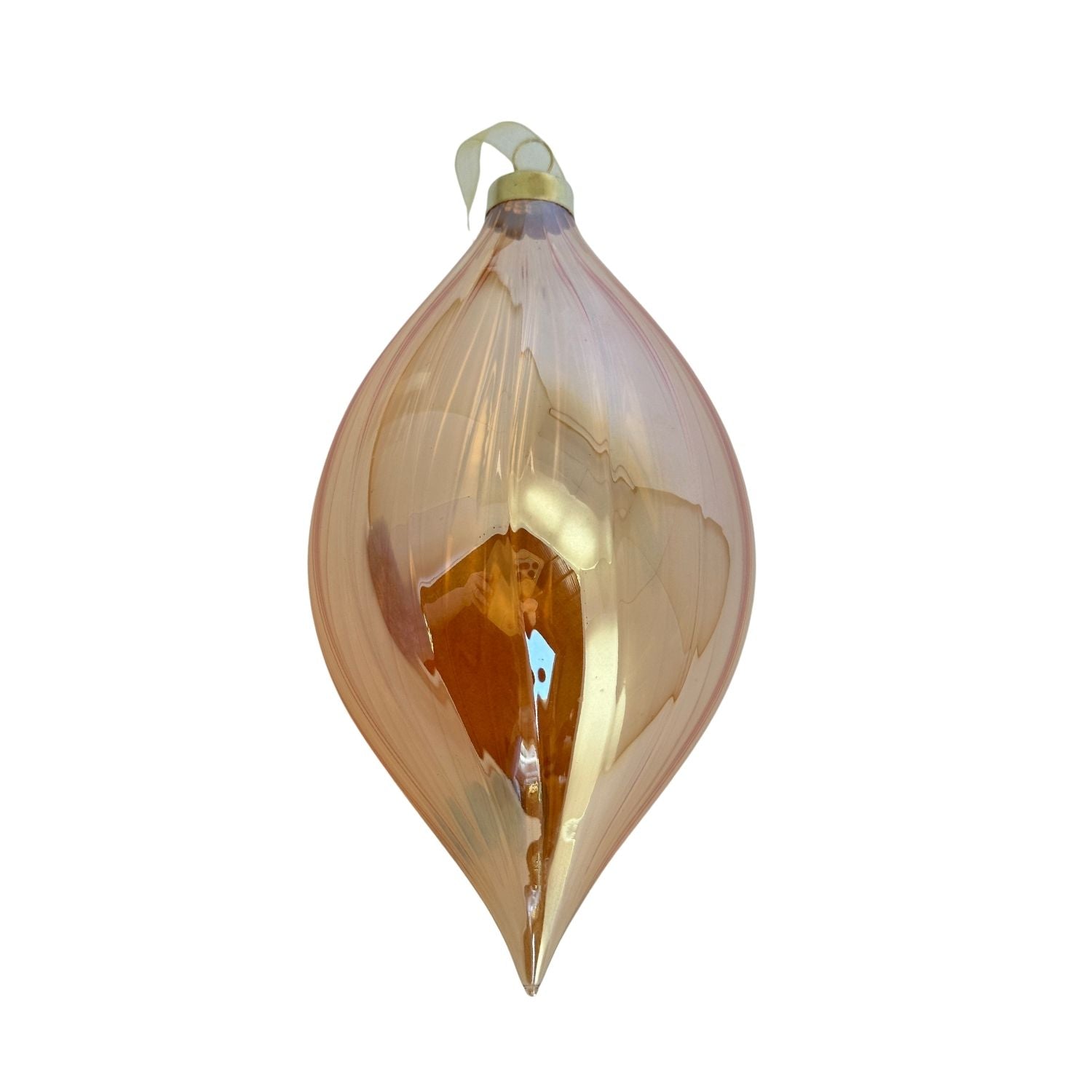 Amber Pearl Long Drop Hanging - Seasonal Decor