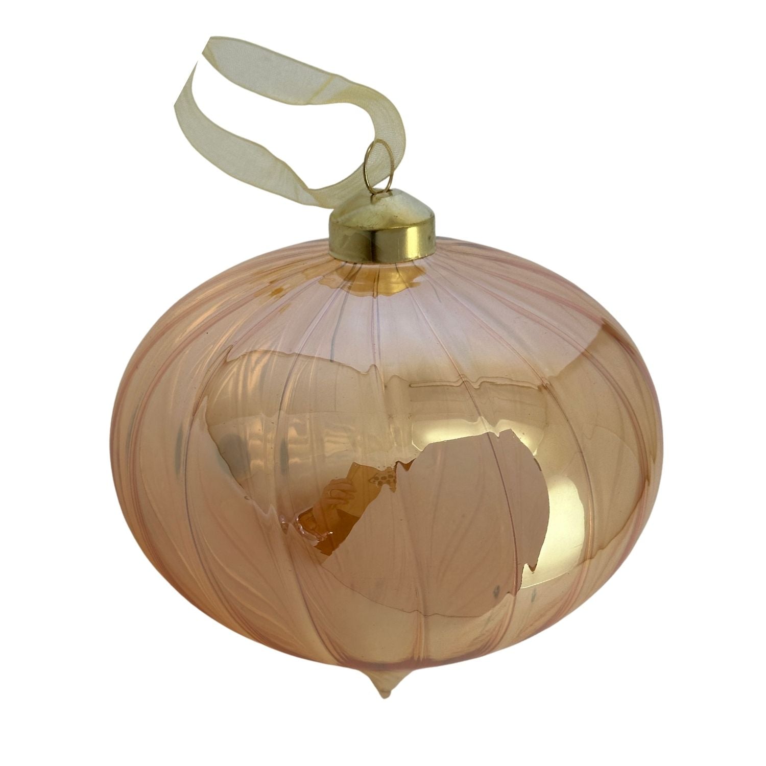 Amber Pearl Drop Hanging - Seasonal Decor