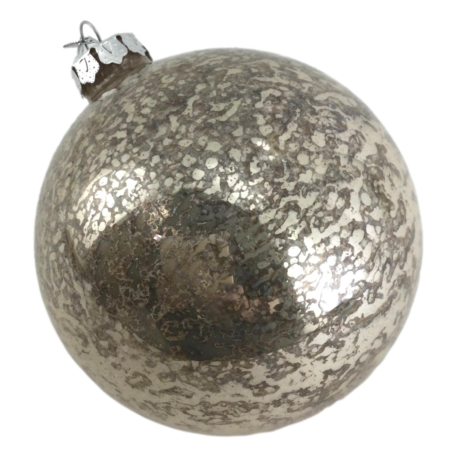Silver Mercury Ball Hanging - Seasonal Decor