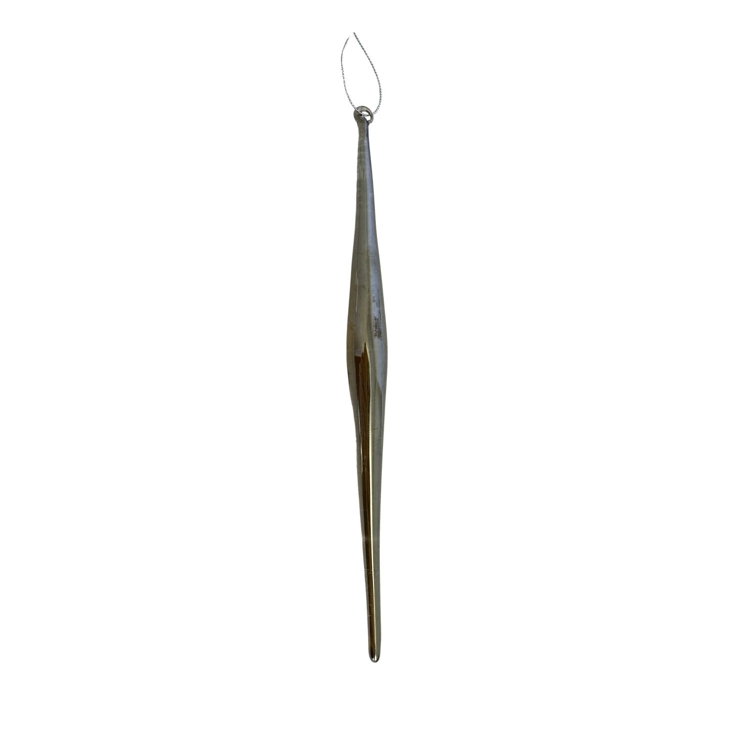 23cm Grey Icicle - Seasonal Decor