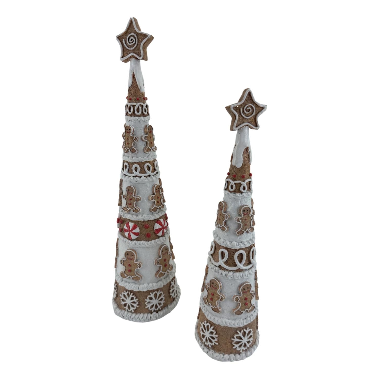 Set 2 Trees Gingerbread - Seasonal Decor