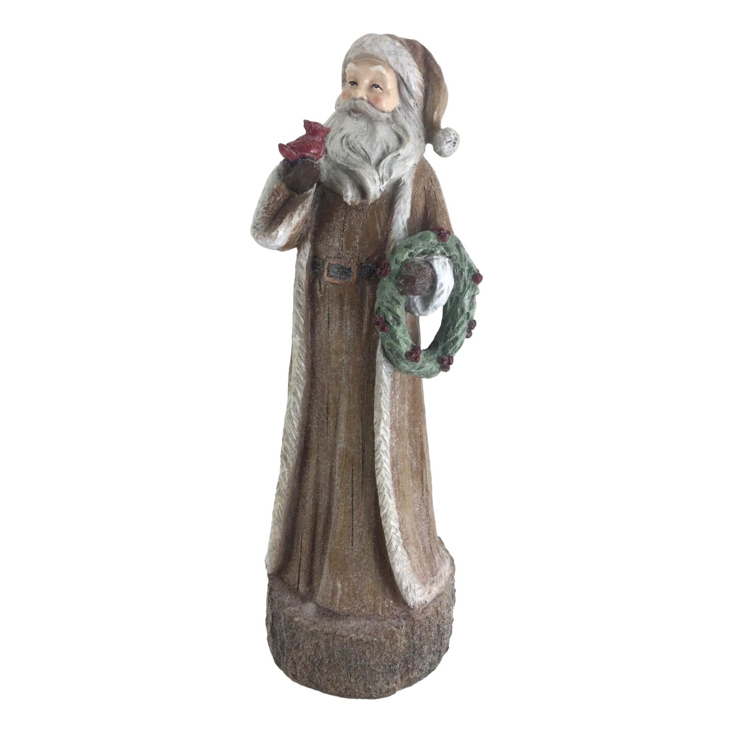 40cm Natural Santa - Seasonal Decor