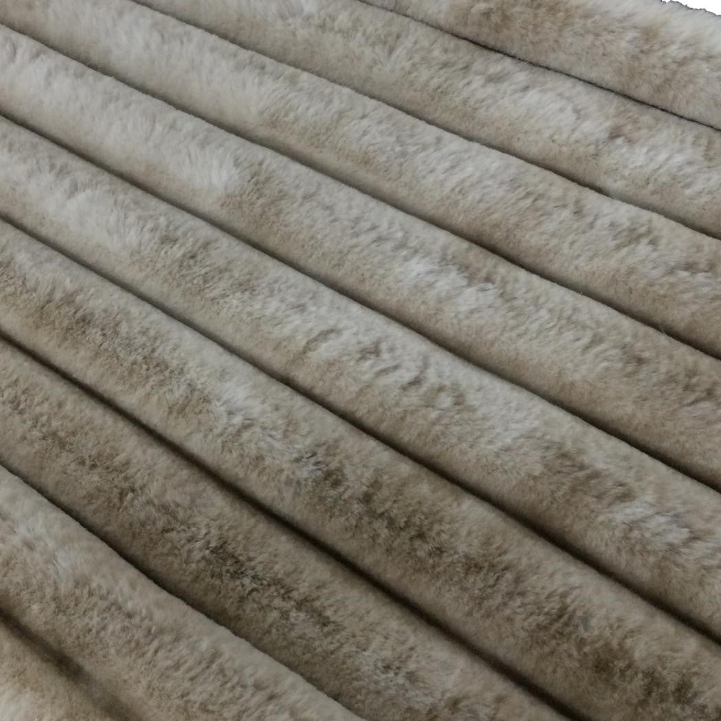 150cm Natural Ribbed Faux Fur Tree Skirt - Seasonal Decor