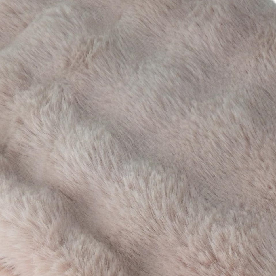 150cm Dusty Pink Faux Fur Tree Skirt - Seasonal Decor