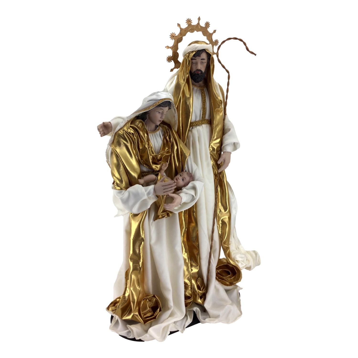 Xl Holy Family Ivory Gold - Seasonal Decor