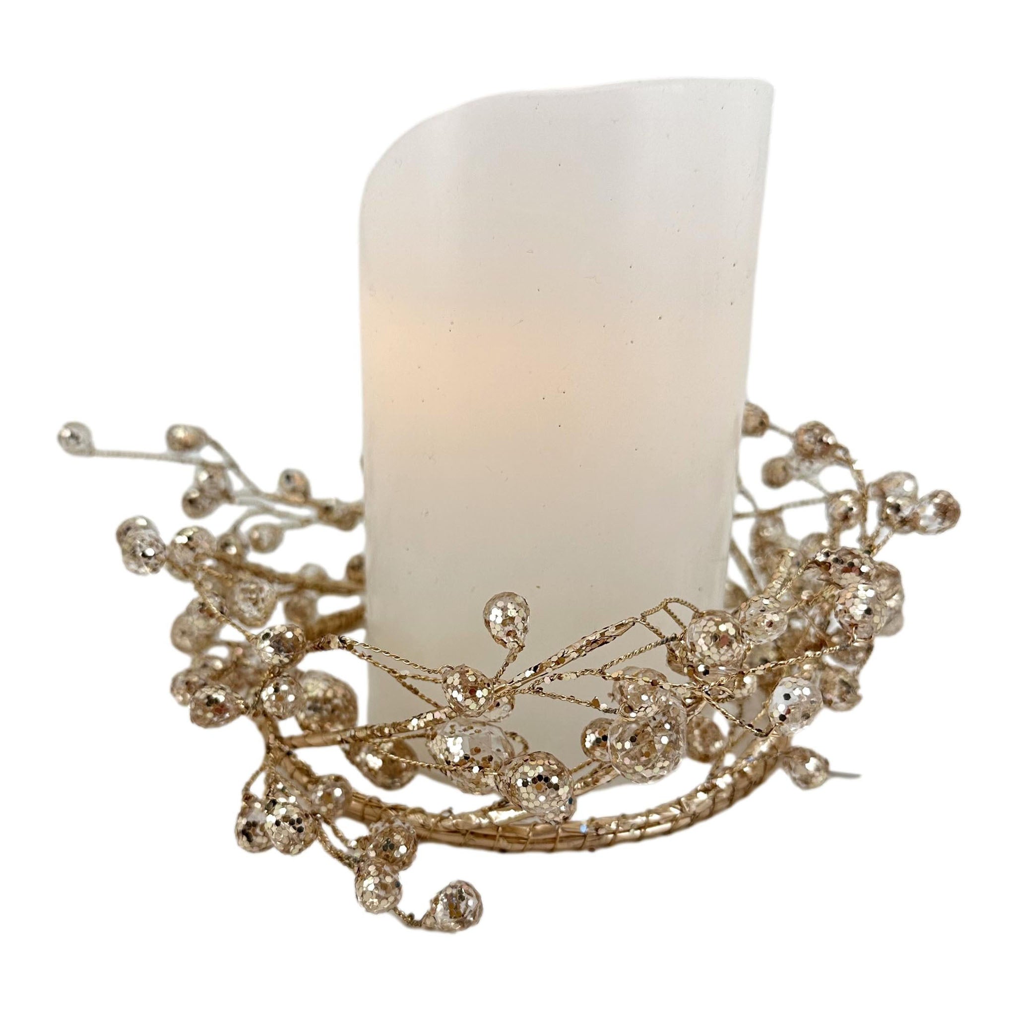 Beads Candle Ring - Seasonal Decor