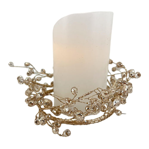 Beads Candle Ring - Seasonal Decor