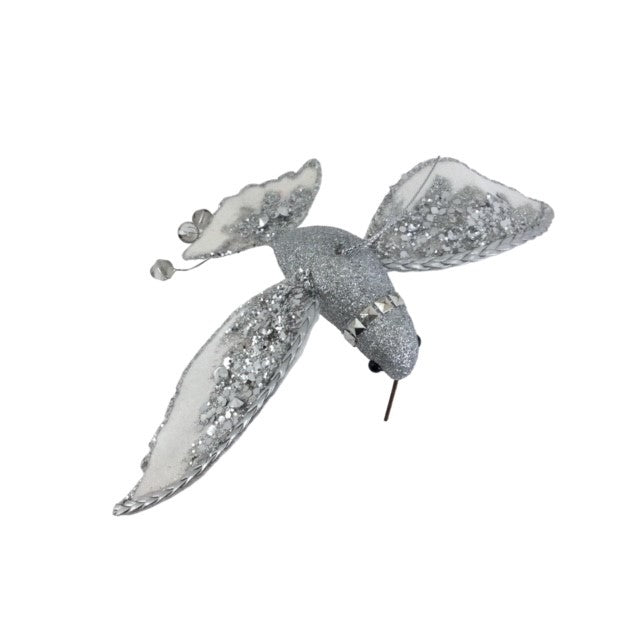 White Velvet Peace Dove - Seasonal Decor