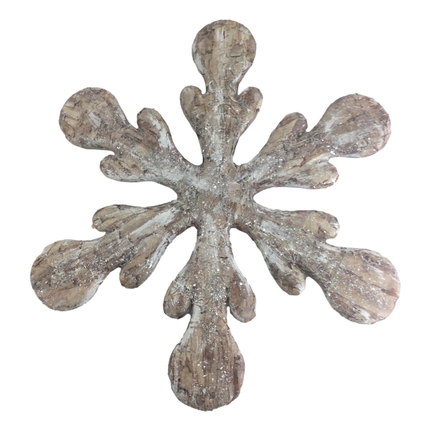 Natural Snowflake Hanging - Seasonal Decor