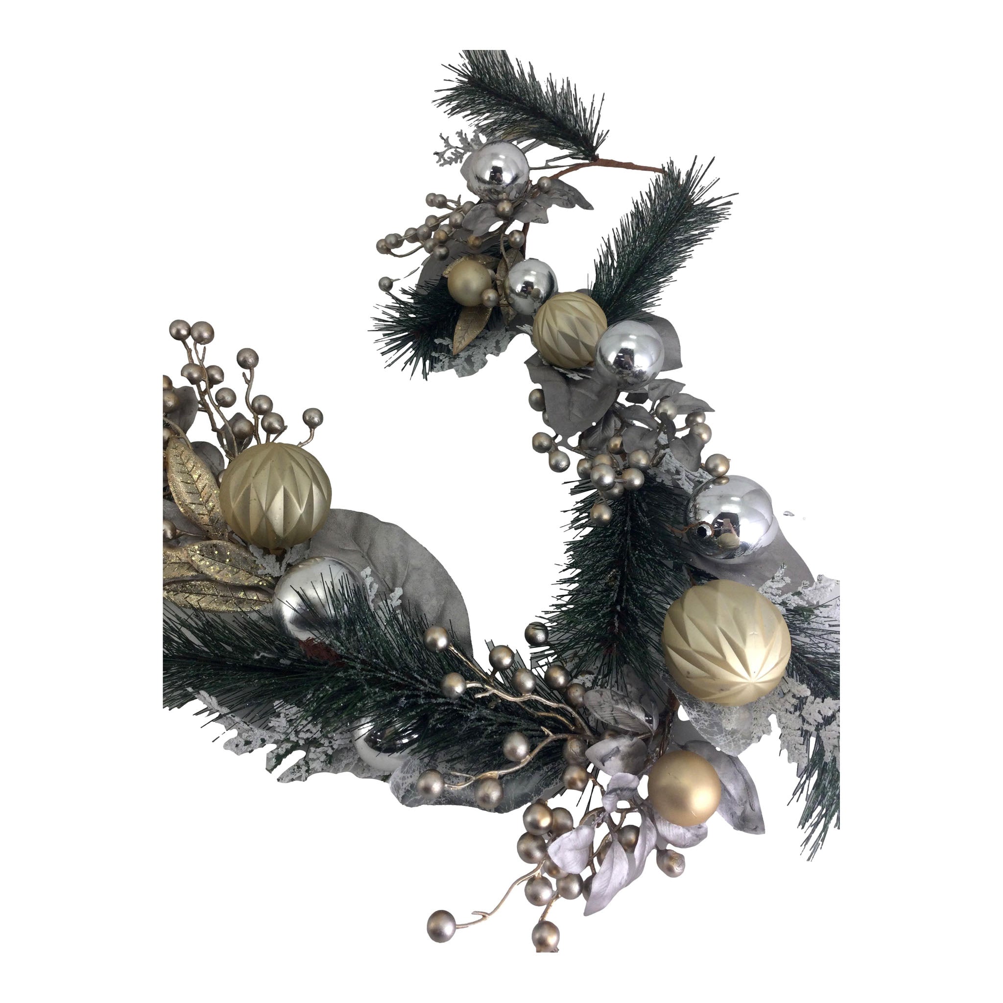 Silver Ball Garland - Seasonal Decor