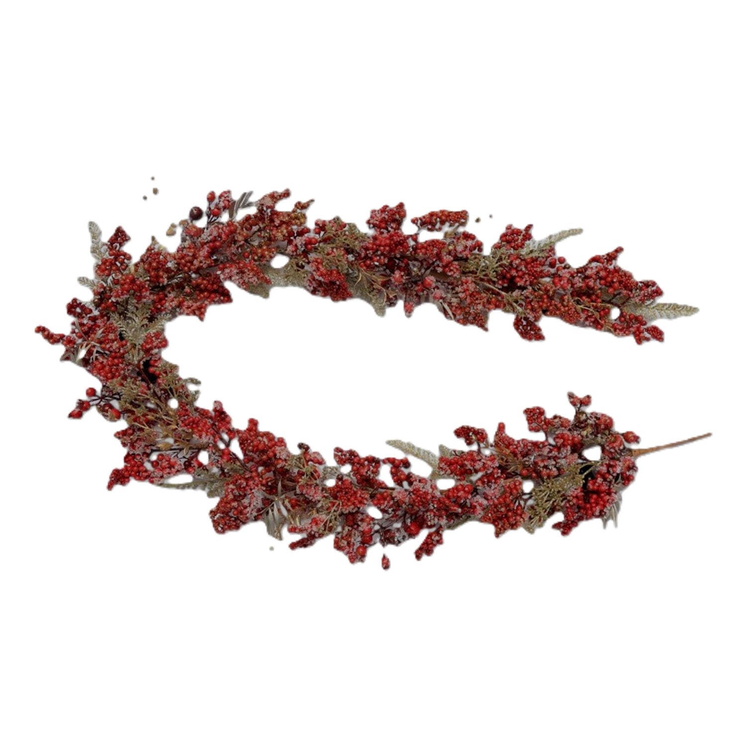 Rustic Red Berry Garland - Seasonal Decor