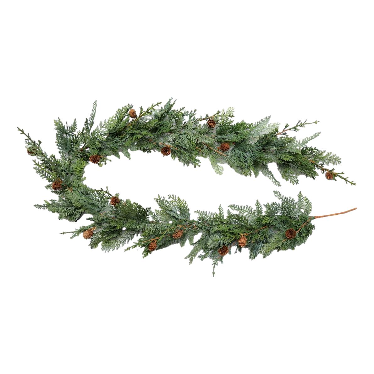 Green Foliage Garland - Seasonal Decor