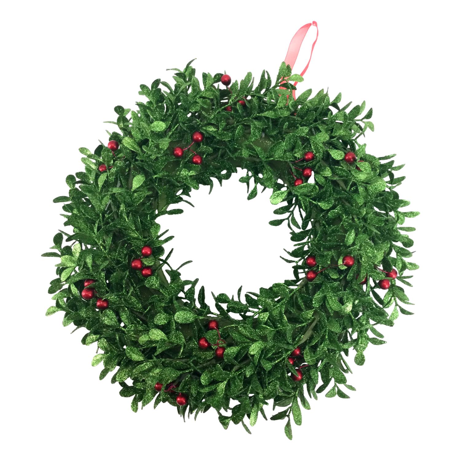 46cm Green Wreath - Seasonal Decor