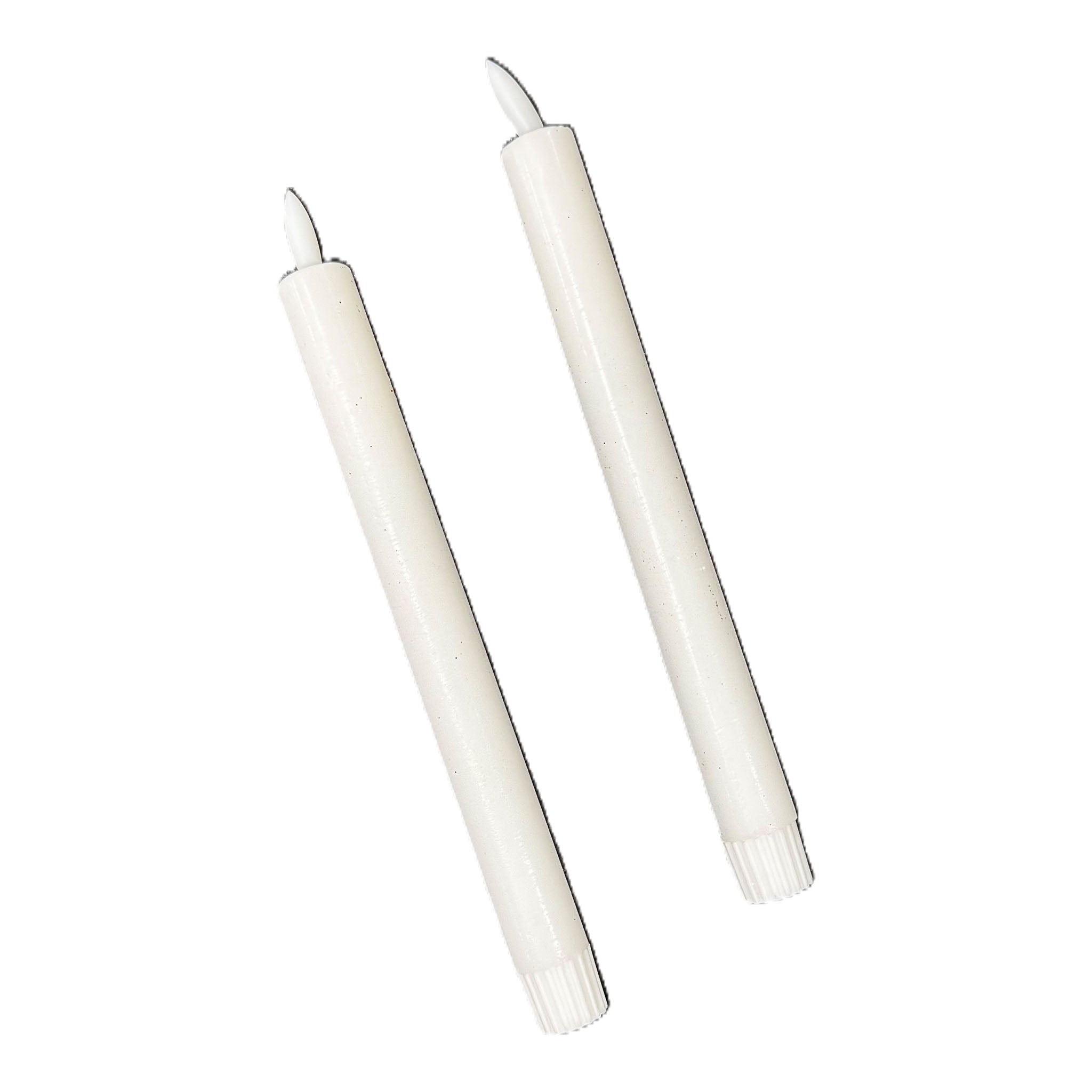 White Led Candle S/2 - Seasonal Decor