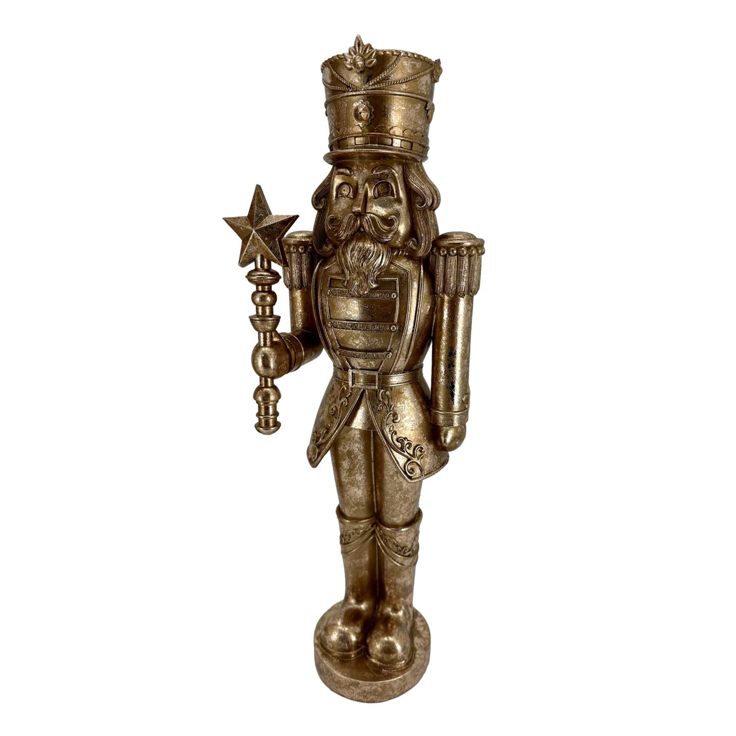 60cm Gold Nutcracker - Seasonal Decor