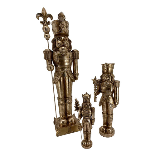60cm Gold Nutcracker - Seasonal Decor