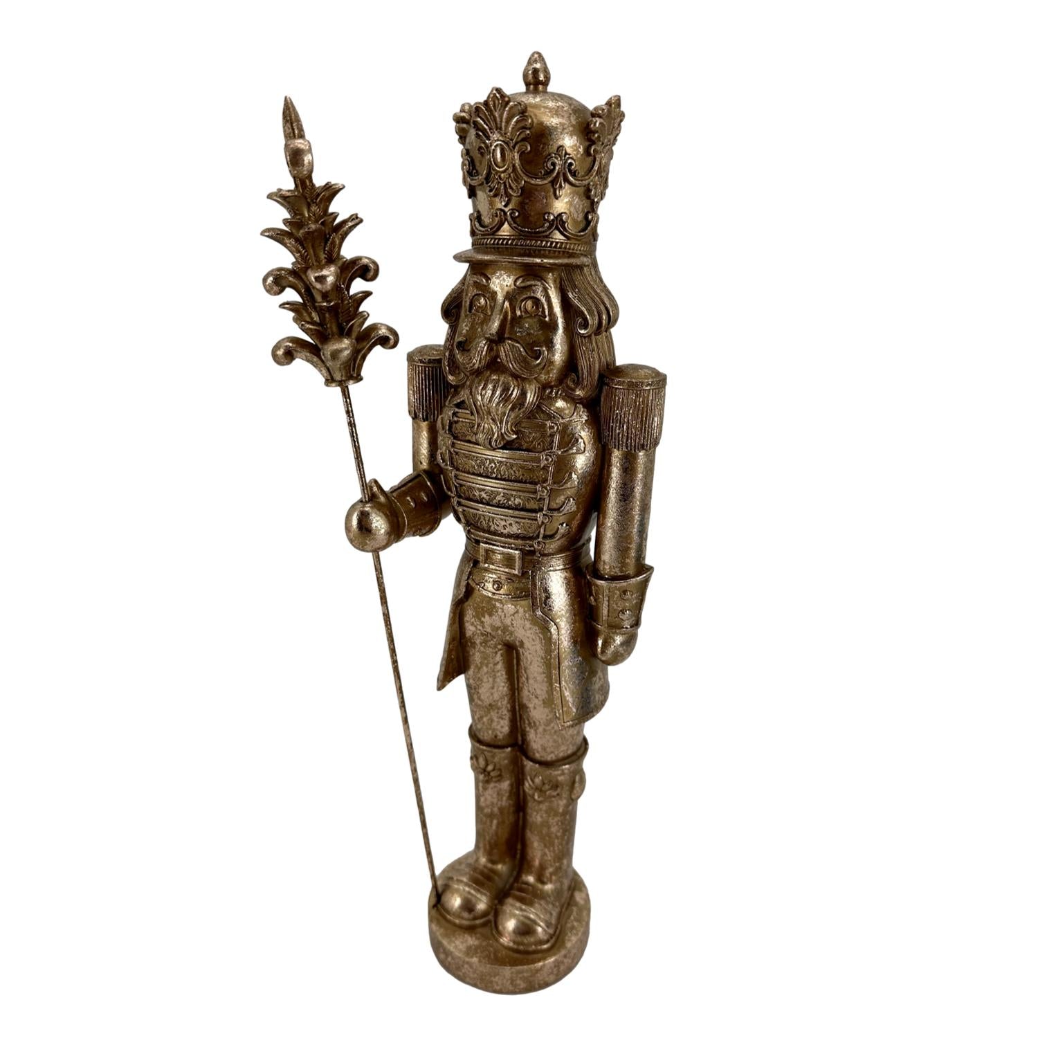 40cm Gold Nutcracker - Seasonal Decor